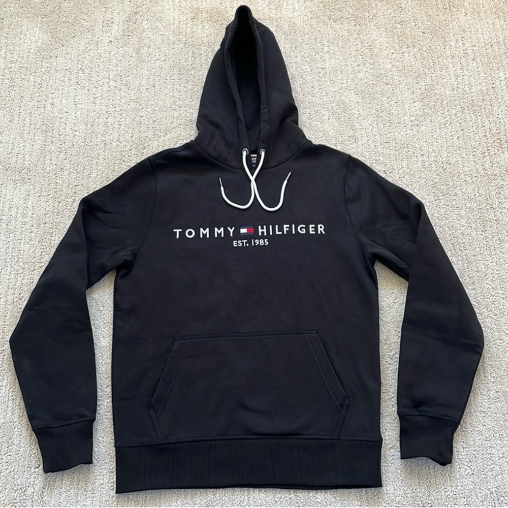 Tommy Hilfiger Black Sweatshirt Hoodie Casual